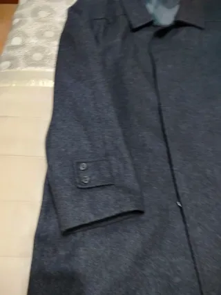 Abrigo hombre gris talla XL