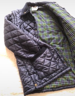 Chaqueta / chaleco guateada tipo Husky azul