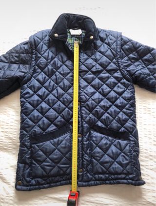 Chaqueta / chaleco guateada tipo Husky azul