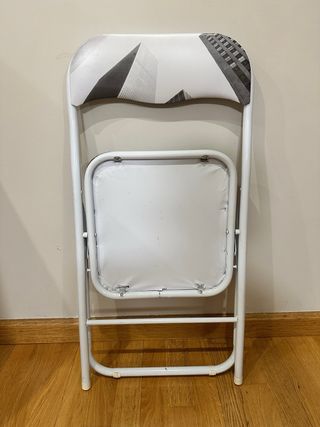 4 Sillas Plegables Estampado New York