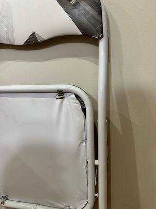 4 Sillas Plegables Estampado New York