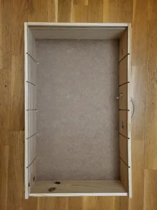 NUEVA Caja maletín de madera