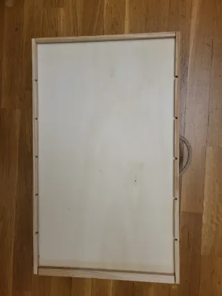 NUEVA Caja maletín de madera