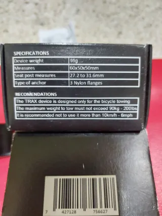 Trax remolcador de bicicletas.