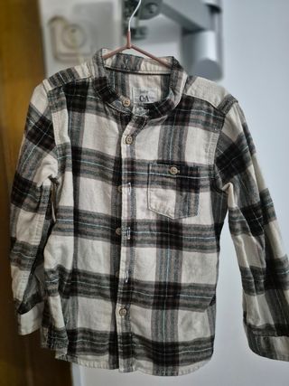 Camisa de cuadros bebé