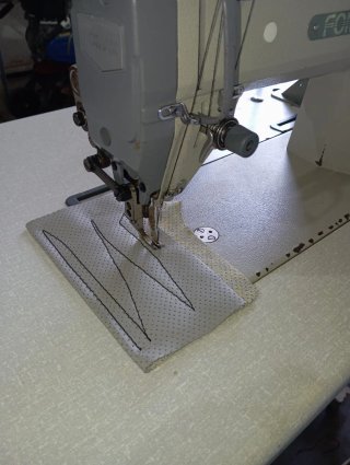 Máquina de coser doble arrastre fomax