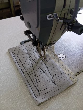 Máquina de coser doble arrastre fomax
