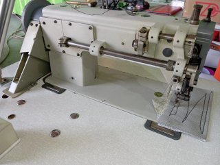 Máquina de coser doble arrastre fomax