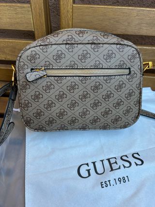 Bolso Guess Beige y Marrón