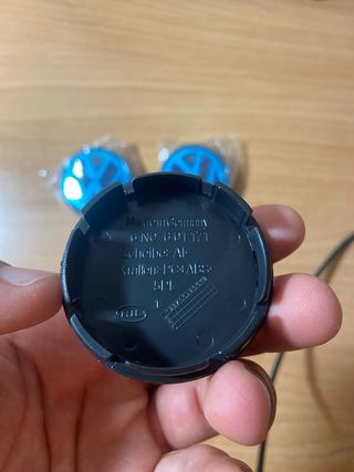 4 Tapabujes Volkswagen 55mm originales nuevos