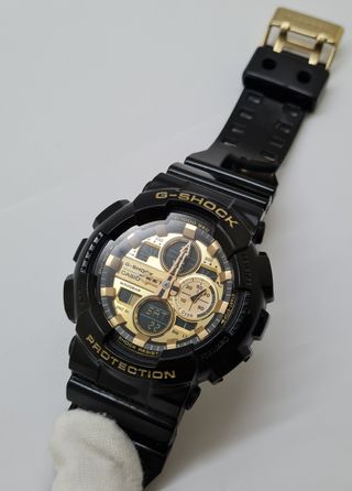 Reloj Casio G-Shock GA-140GB Negro Dorado