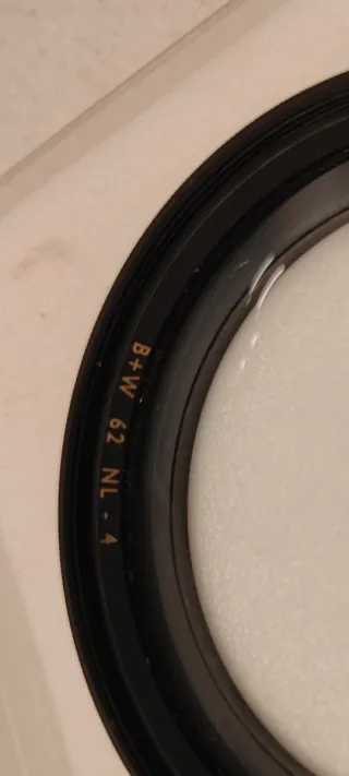 Filtro fotografía rosca 62 mm