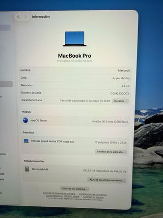 MacBook Pro 16 M4 Pro