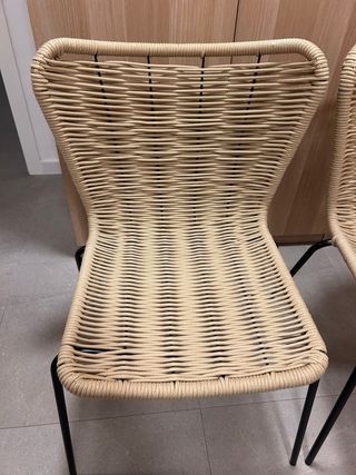 Sillas Sklum Beige y Negro