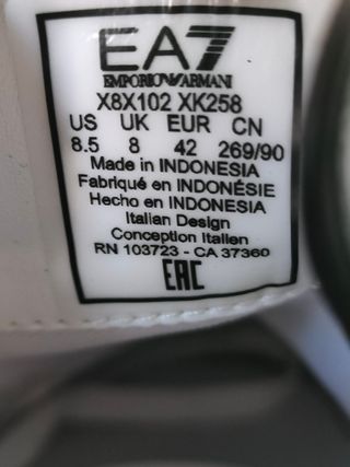 Zapatillas EA7 Emporio Armani Talla 42
