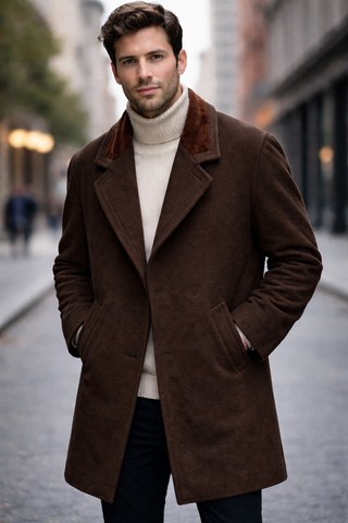 Abrigo de piel Leofe caballero
