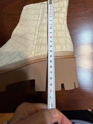 Botines Pons Quintana Beige/Blanco