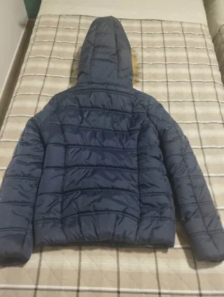 Cazadora Springfield azul marino con capucha