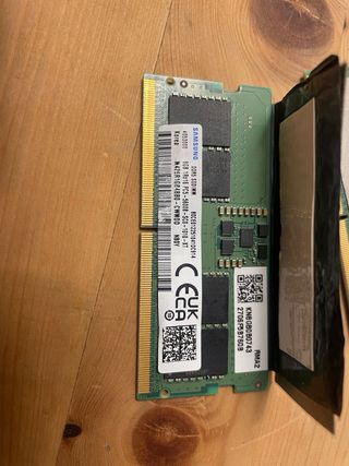 16GB 2x 8GB DDR5 5600MHz SODIMM Samsung RAM