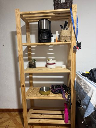 Estantería de madera Leroy Merlin