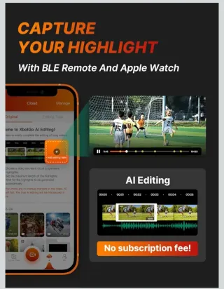 XbotGo Gimbal para Móvil - Grabación Deportiva