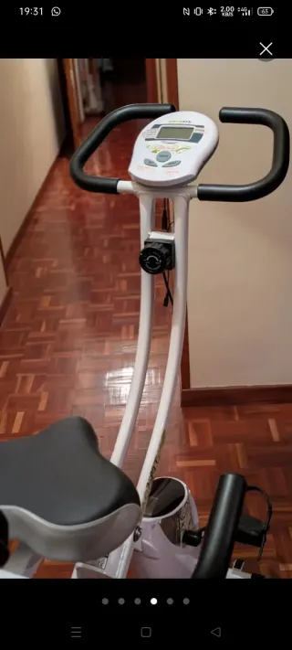 Bicicleta Estática BH Tecnovita Plegable