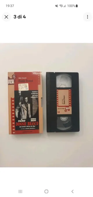 VHS Donnie Brasco Al Pacino Johnny Depp