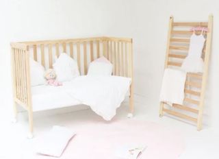 Cuna colecho madera natural