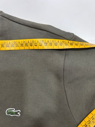 Felpa Lacoste uomo verde militare taglia XL