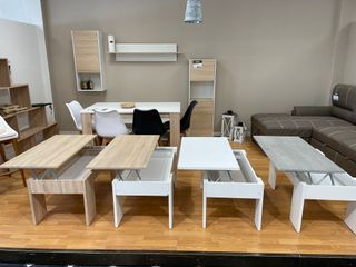 Pack Ahorro Mesa Comedor + 4 Sillas + Mesa Centro