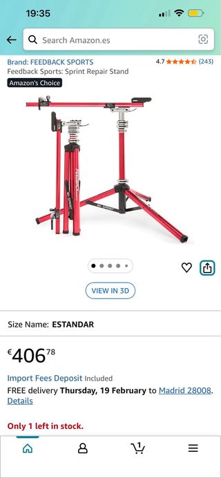 Soporte Reparación Bicicletas Feedback Sports