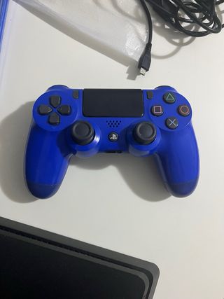 PS4 Slim 500GB Negra + Mando Azul