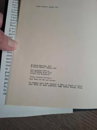 Libro Karl Marx la sua vita il suo pensiero