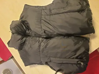 Bershka Giubbino Smanicato Tg XS Nero