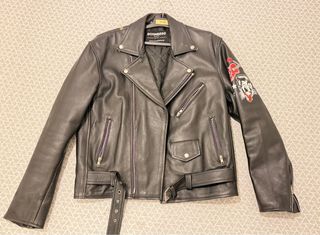 Chaqueta BOHMBERG Cuero Rocker Pintada Mano M