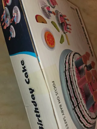 Tarta de madera para cumpleaños