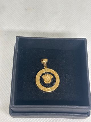 Ciondolo Versace Medusa Oro Nero