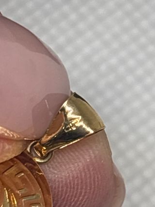 Ciondolo Versace Medusa Oro Nero