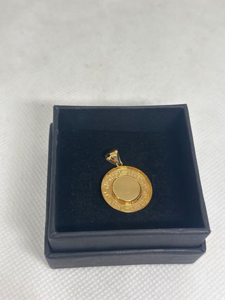 Ciondolo Versace Medusa Oro Nero