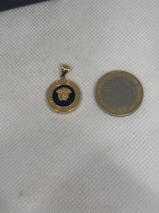 Ciondolo Versace Medusa Oro Nero