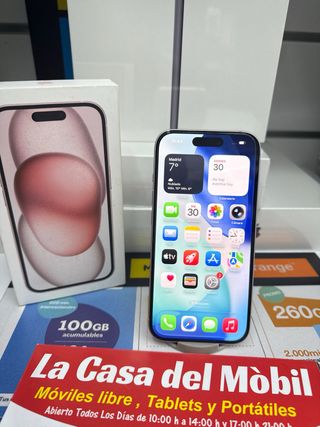 iPhone 15 128GB Rosa con caja