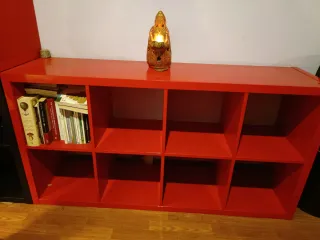 Estantería KALLAX Roja IKEA