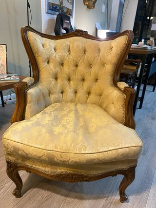 Conjunto Sofá y 2 Sillones Vintage