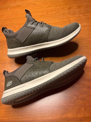 Zapatillas Skechers Hombre Verde Oliva