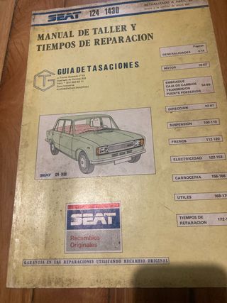 Manual Taller SEAT 124-1430 Reparación
