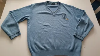 Jersey uniforme H.H.C. azul,talla 8.