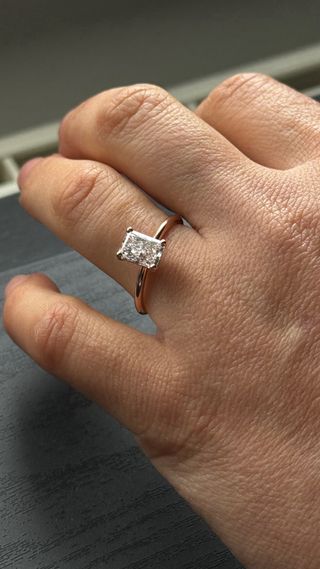 Anillo Oro 14k Diamante 1.59ct