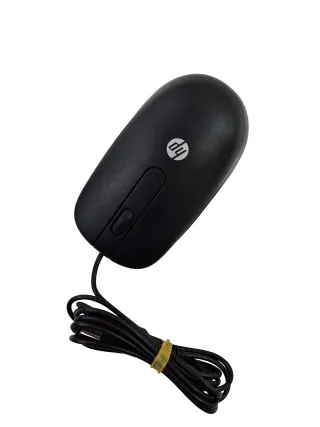 Ratón HP Negro con Cable