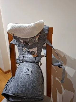 Mochila Portabebés Bellababy Gris