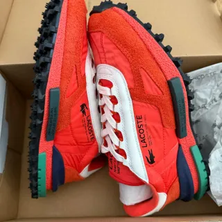 Zapatillas Lacoste Rojas y Blancas